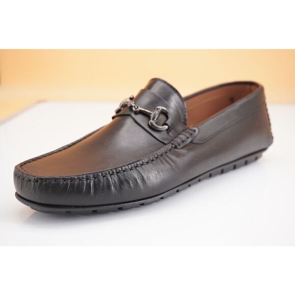 To Boot New York Noshua Black Leather Men\'s Penny Bit loafers Size 13 Driver main image 5